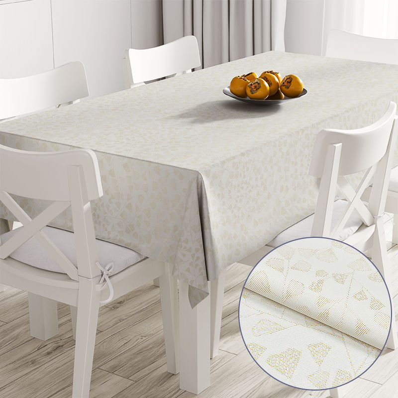 

Скатерть с акриловым покрытием Time Textile Bonard Gold люрекс Золотой TT170063 140x240