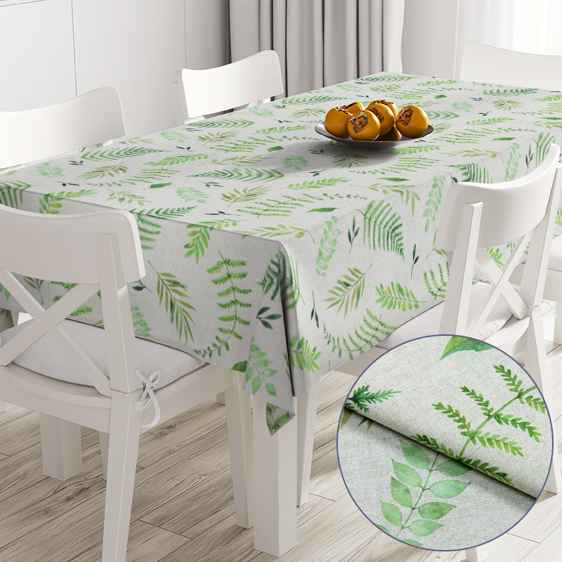 

Скатерть с акриловым покрытием Time Textile Herbs Зеленый TT170069 140x300