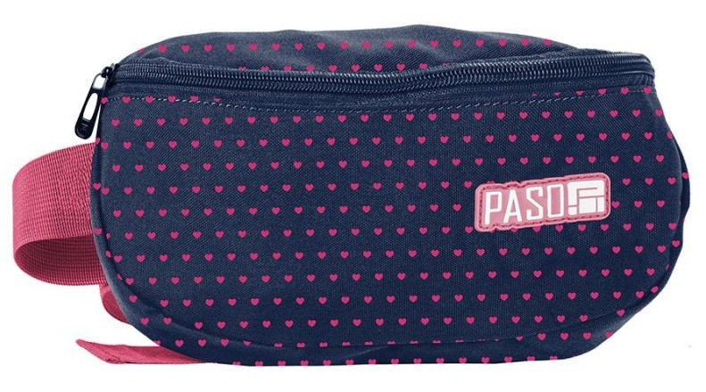 

Сумка на пояс-бананка женская PASO 24х13х9 см Синий