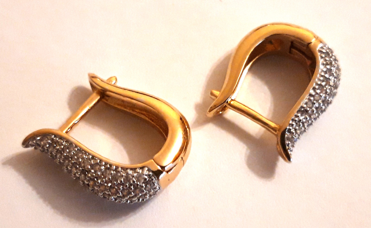 

Серьги Xuping 18 K Позолота 1,5х0,4 см (XPS-080)