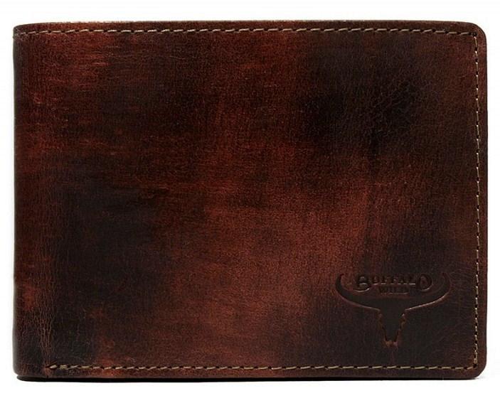 

Кожаное портмоне мужское Always Wild 9,5х12х2,5 см Коричневый