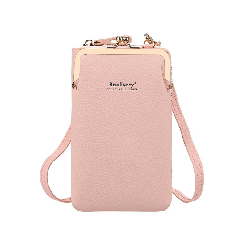 

Женский кошелек Baellerry N8601 Light Pink сумка для девушек Байлери стильный аксессуар