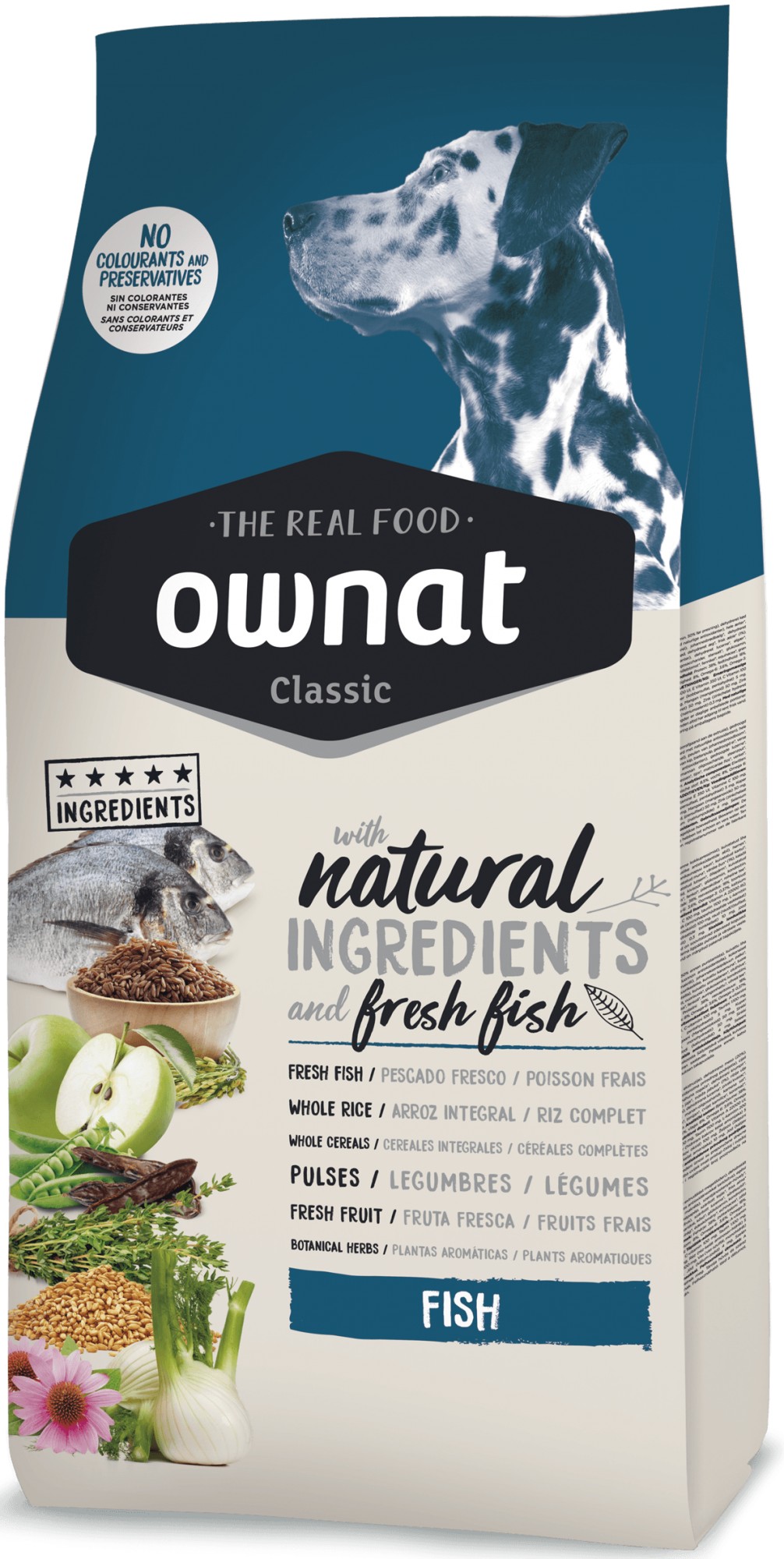 

Сухой корм для собак Ownat Classic Fish (Dog) 20 кг с Рыбой