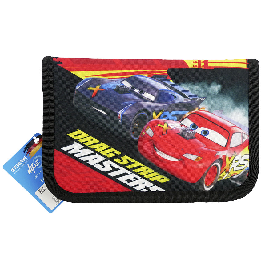 

Пенал Hipe 931081 1 Отделение 2 отворота "Cars" 21*13,5*4 см