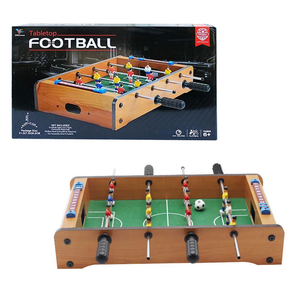 

Деревянный настольный футбол 50 5 х 31 5 см XC Toys (ZY944313) (168254)