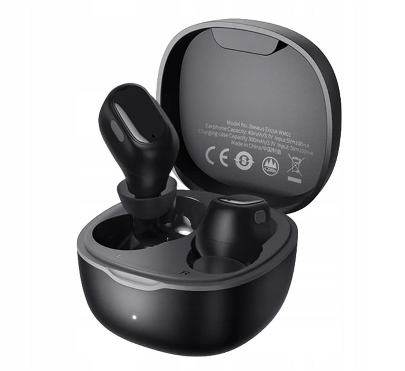 

Bluetooth-гарнитура Baseus Encok TWS WM01 Black