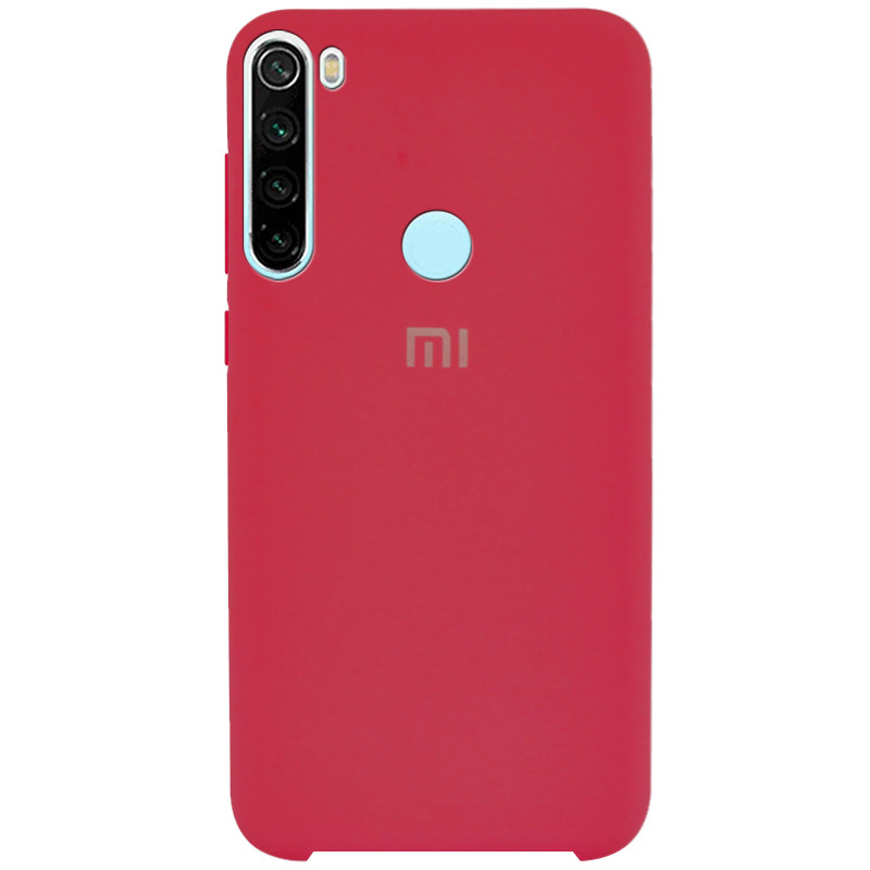 

Чехол Silicone Case Epik для Xiaomi Redmi Note 8 Розовый/Hot Pink