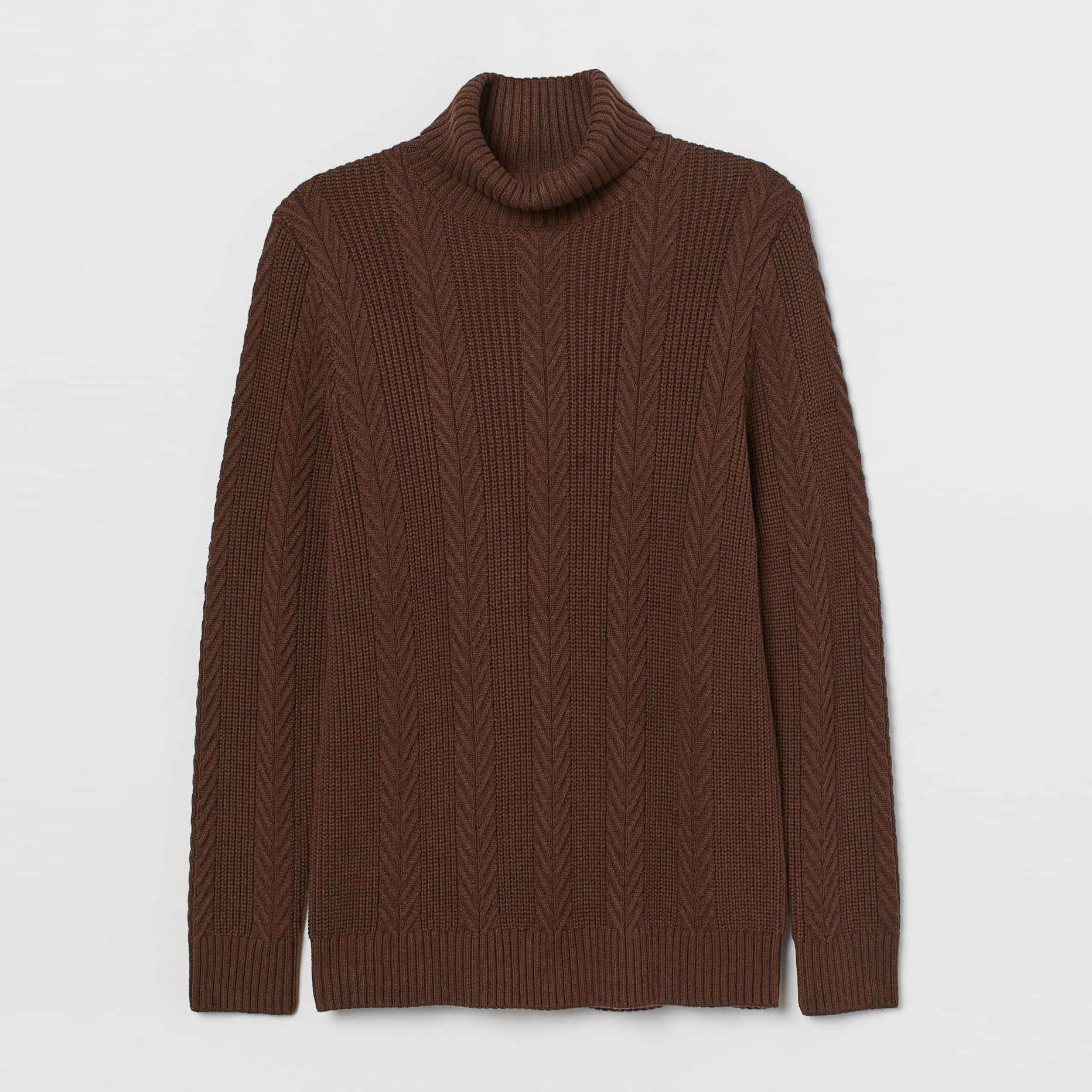 

Свитер H&M 1008-9145572 M Коричневый