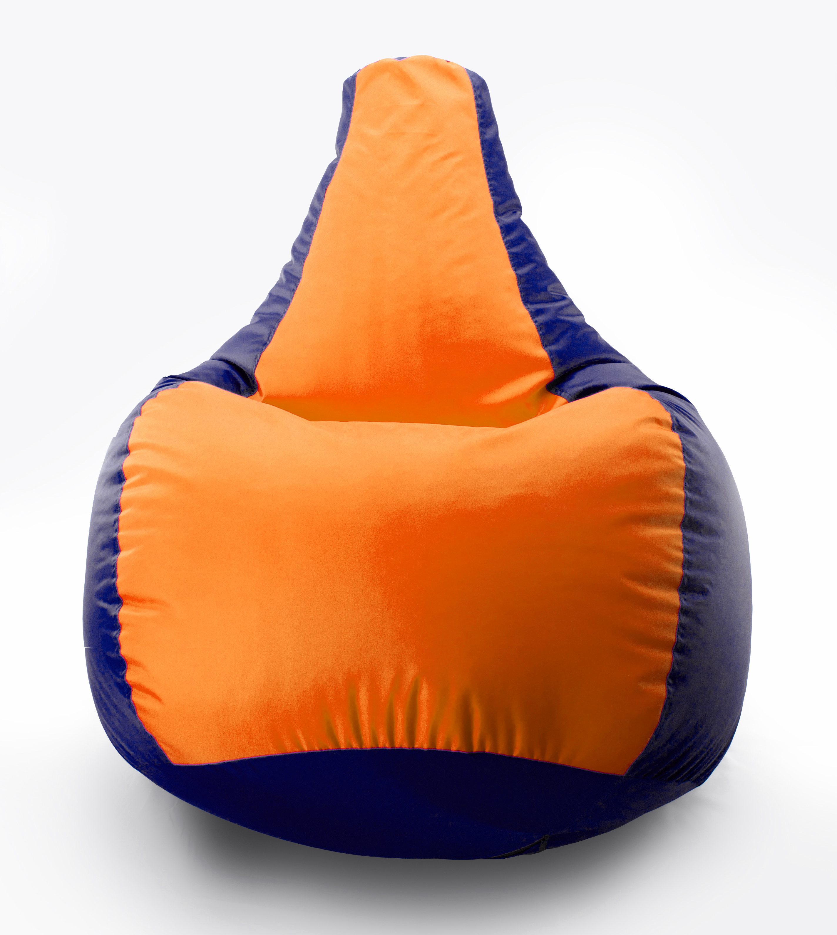 

Кресло мешок Груша Coolki комби XXXL 100x140 Фиолетовый с Оранжевым (Оксфорд Плащевка)