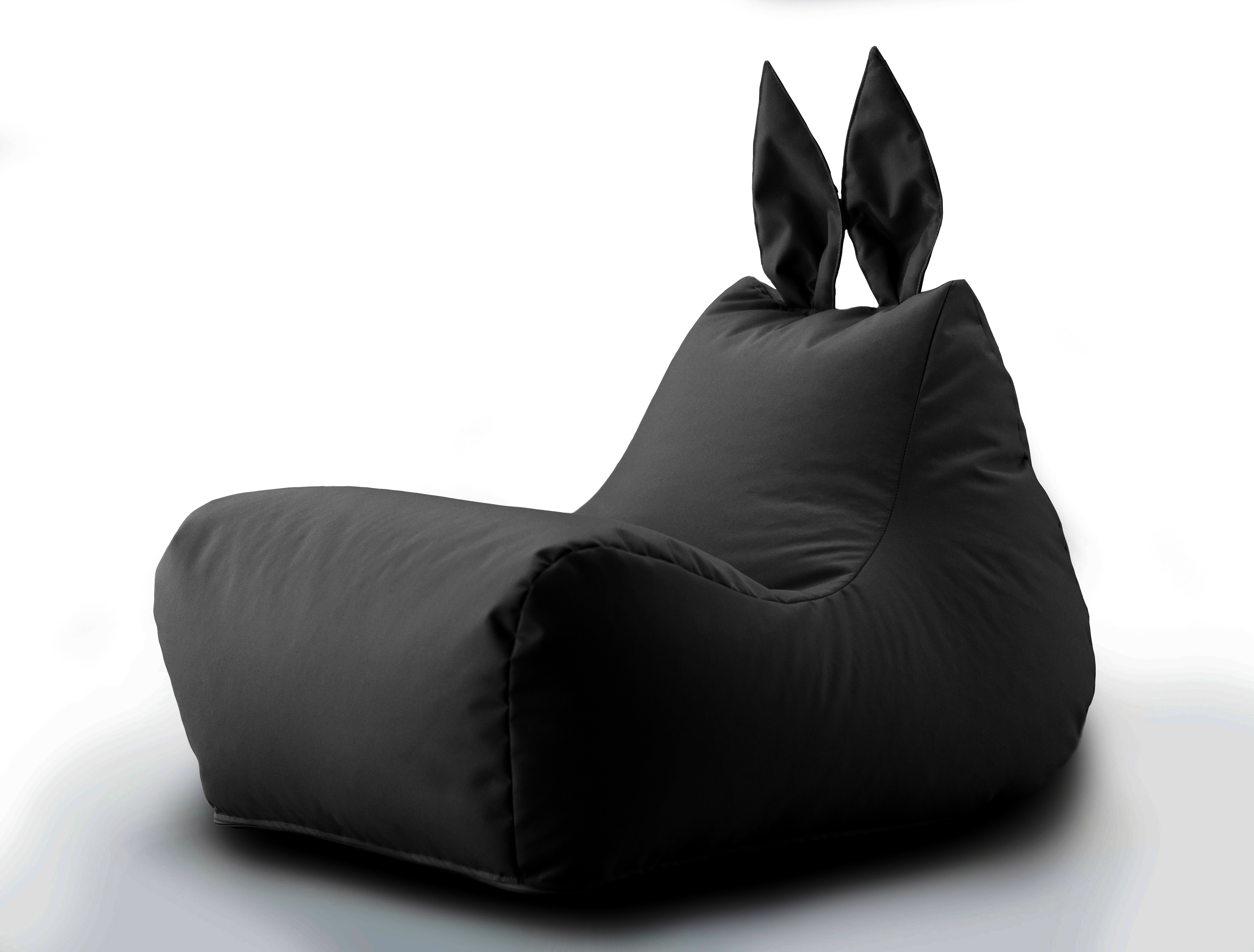 

Детское Кресло мешок Coolki Зайка 70x50x45 Черный Оксфорд 600D