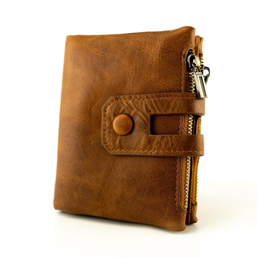 

Мужское кожаное портмоне Baellerry Prime Leather Светло-коричневый