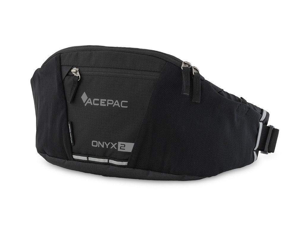 

Сумка поясная Acepac Onyx 2 Черный-Серый