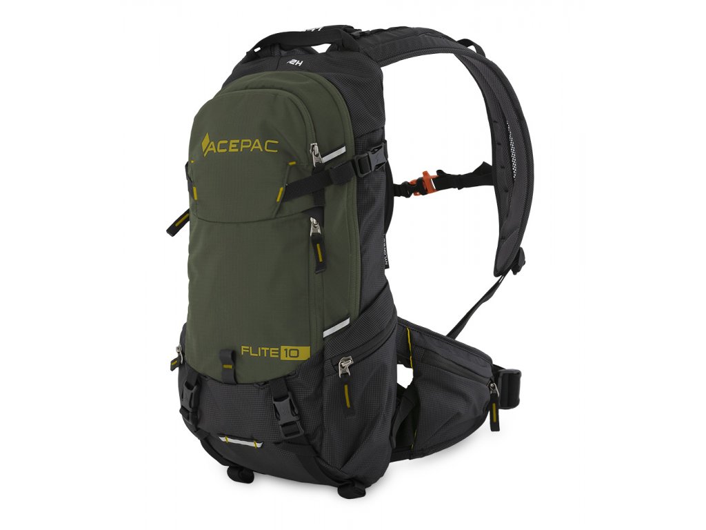 

Велорюкзак Acepac Flite 10 Черный-Серый