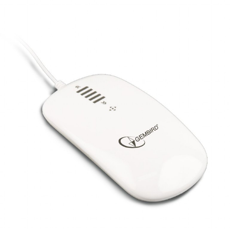 

Мышь Gembird MUS-PTU-001-W Touch mouse, Phoenix series, белая, USB