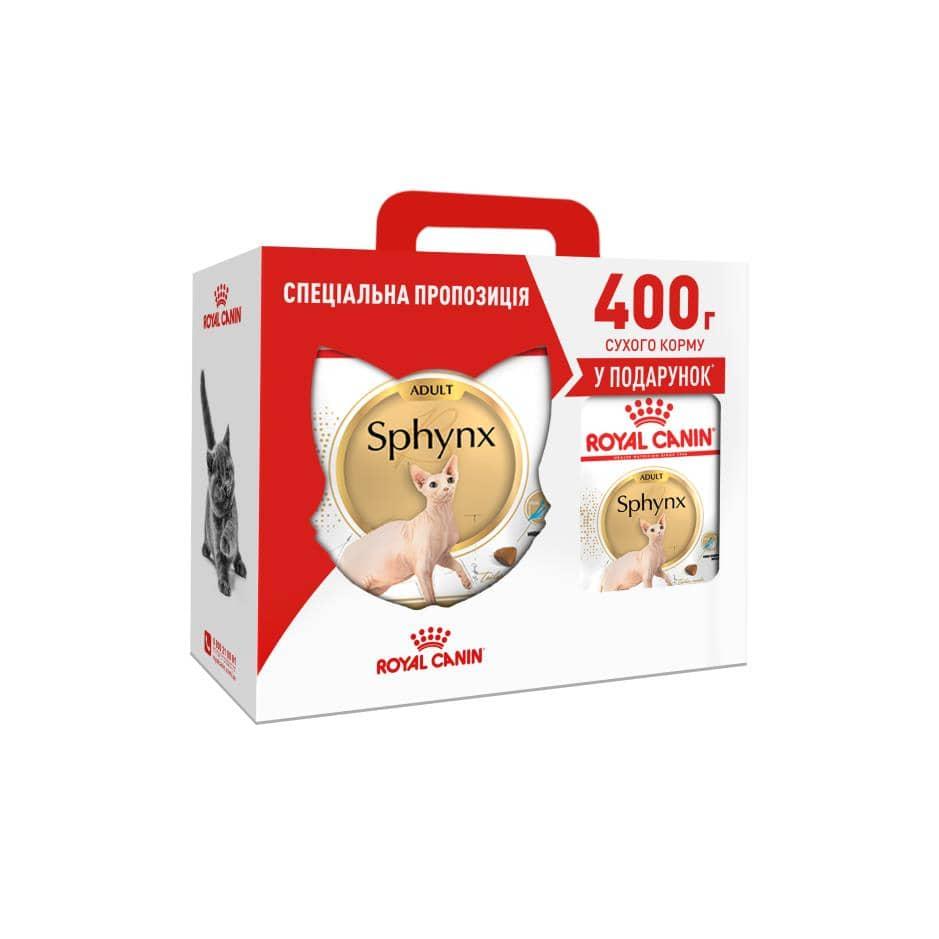 

Сухой корм Royal Canin Sphynx Adult 2кг 400г в подарок