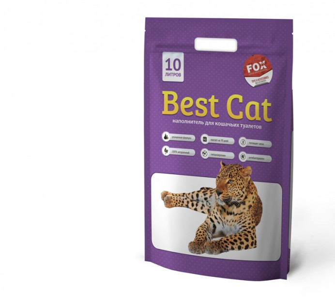 

Best Cat Purple Lawanda силикагелевый наполнитель 10 л