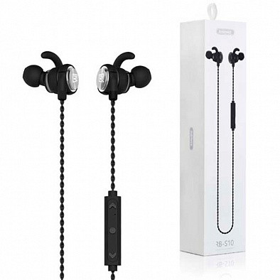 

Беспроводные наушники bluetooth RB-S10 black Remax 336401