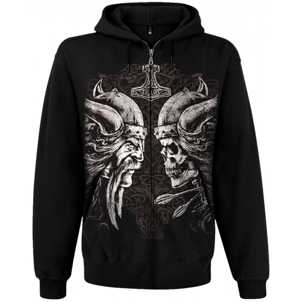 

Толстовка Rockway Viking With Skull на молнии Черный , Размер, Толстовка Rockway Viking With Skull на молнии Черный , Размер S