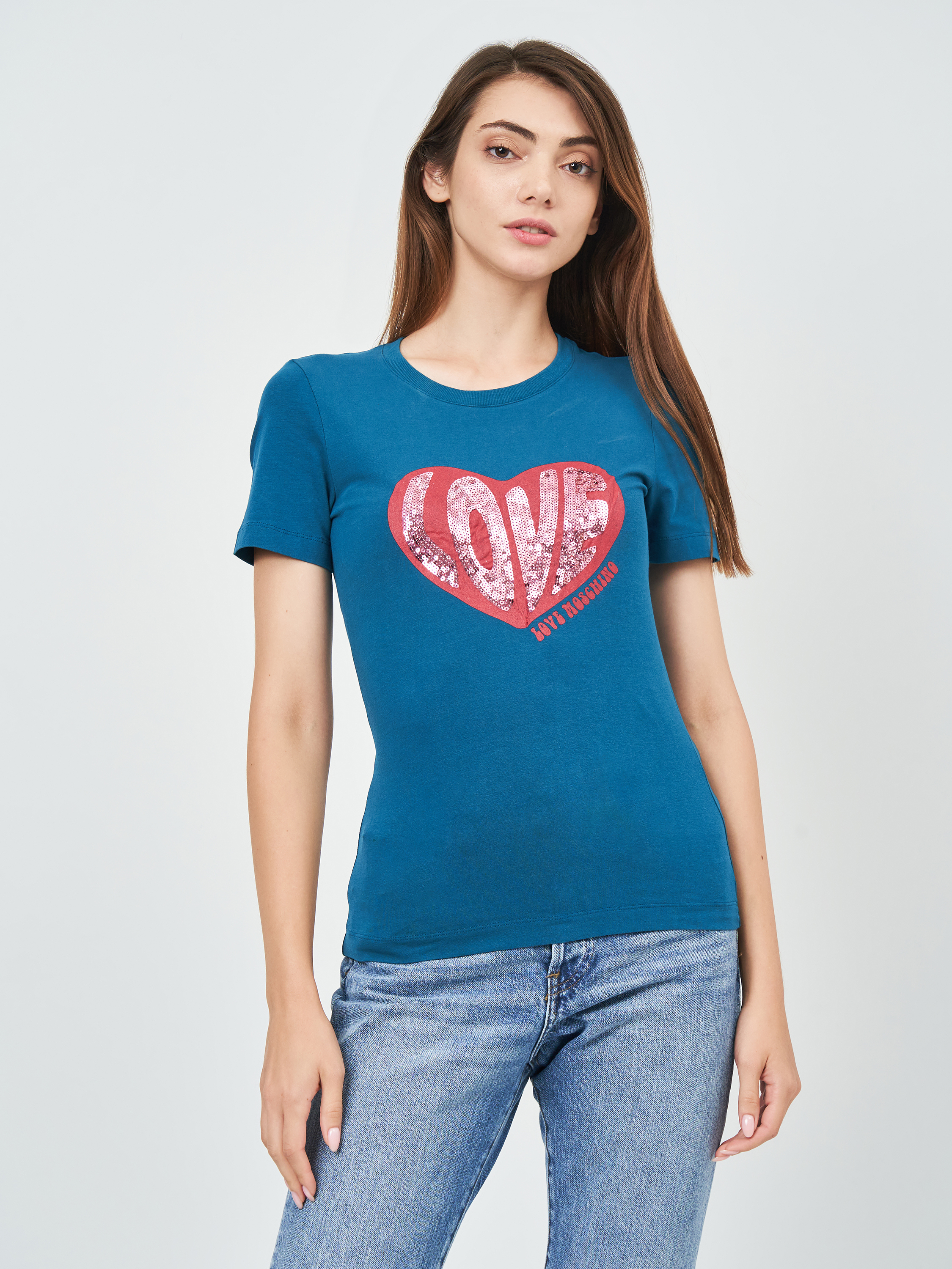 

Футболка Love Moschino 7352.30 40 () Бюрюза, Футболка Love Moschino 7352.30 40 (L) Бюрюза