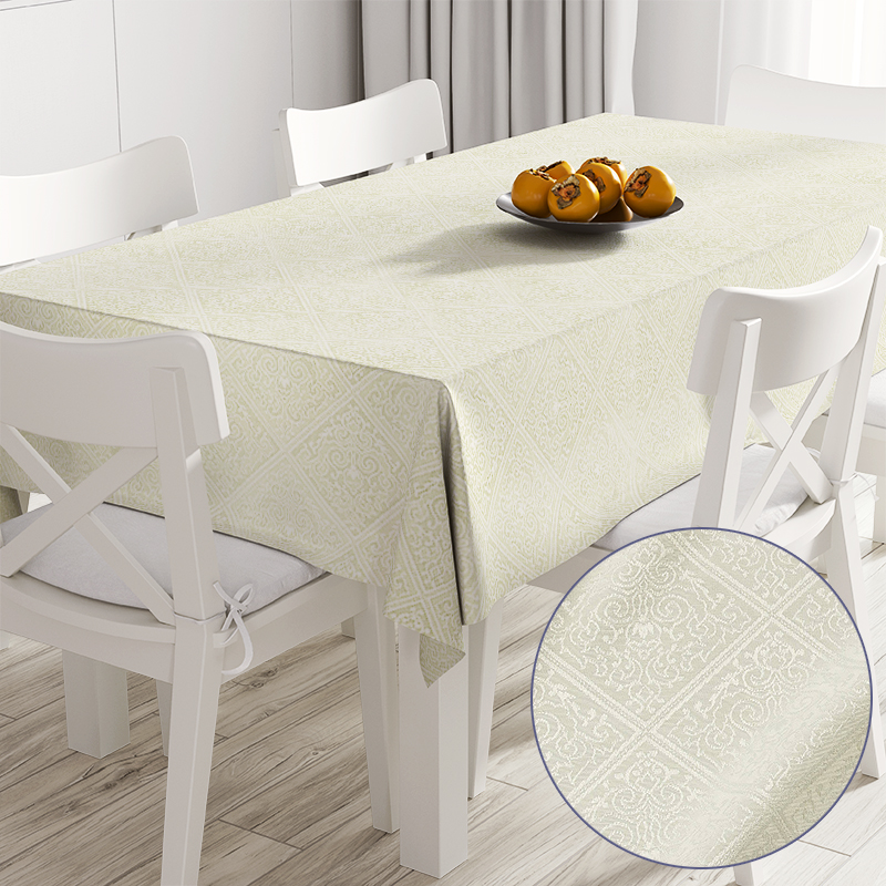 

Скатерть Time Textile Toledo Vanilla Creme Желтый TT144932 160x220