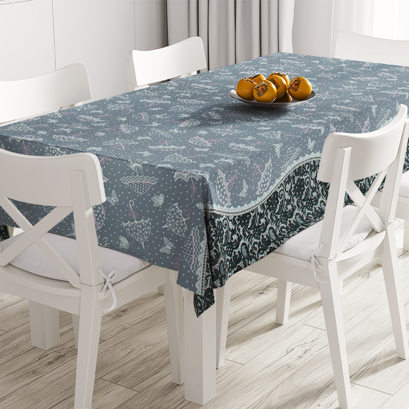 

Скатерть Time Textile Зонтики Серый TT165362 150x200