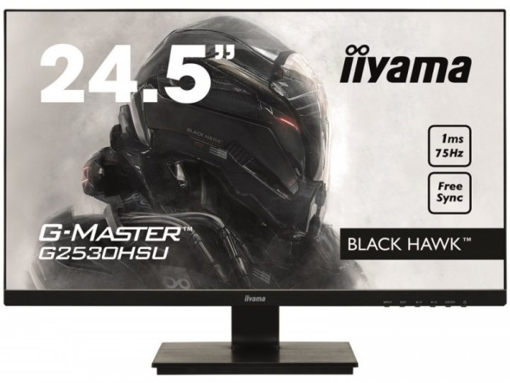 

Монитор iiyama 24,5" G-Master Black Hawk G2530HSU-B1