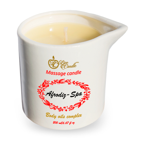 

Массажная свеча Live Candle Afrodiz-Spa (Афродизиак) Люкс 200 мл