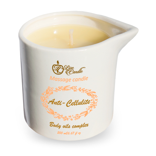 

Массажная свеча Live Candle Anti-Cellulite Люкс 200 мл