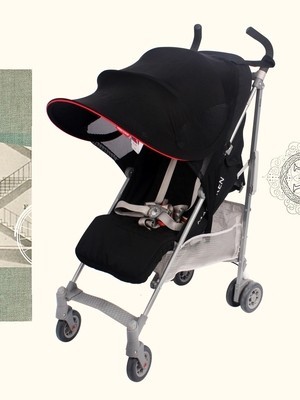 

Капюшон-козырек на коляску от солнца универсальный Maclaren черный