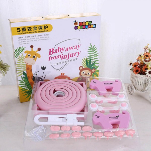 

Детский комплект безопасности розовый Baby Safety HFH55-P (33шт./компл.)
