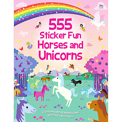 

555 Sticker Fun Horses and Unicorns