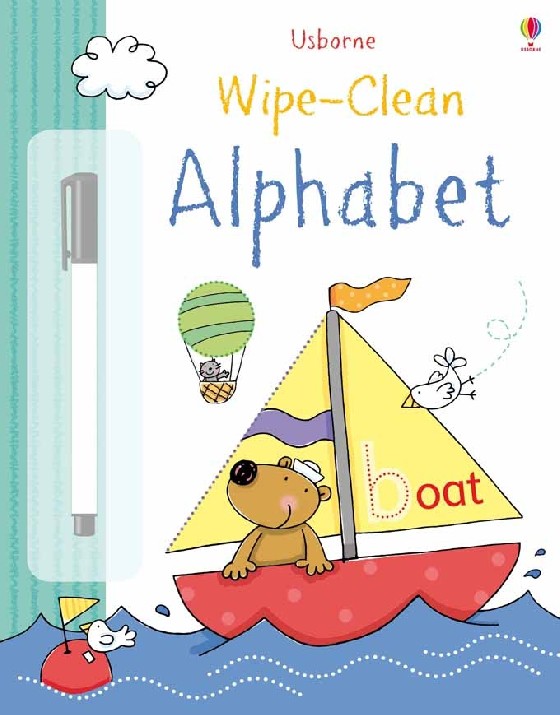 

Usborne Wipe-Clean: Alphabet (+ фломастер)