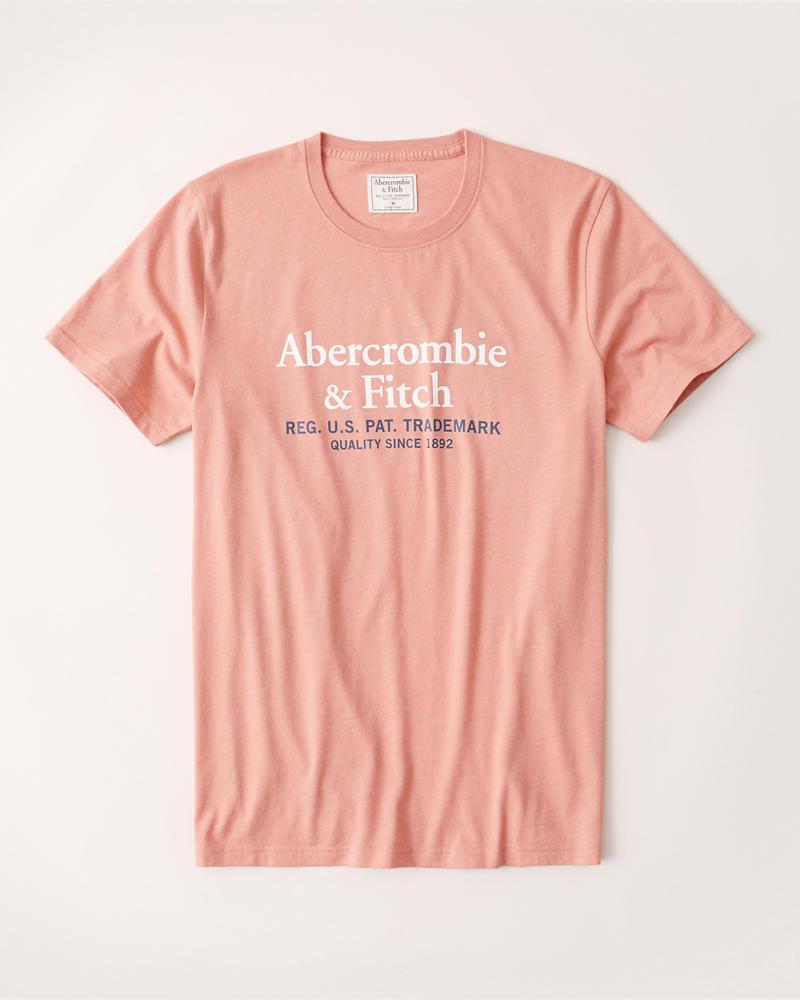 

Футболка Abercrombie & Fitch AF7381M  Коралловый, Футболка Abercrombie & Fitch AF7381M M Коралловый