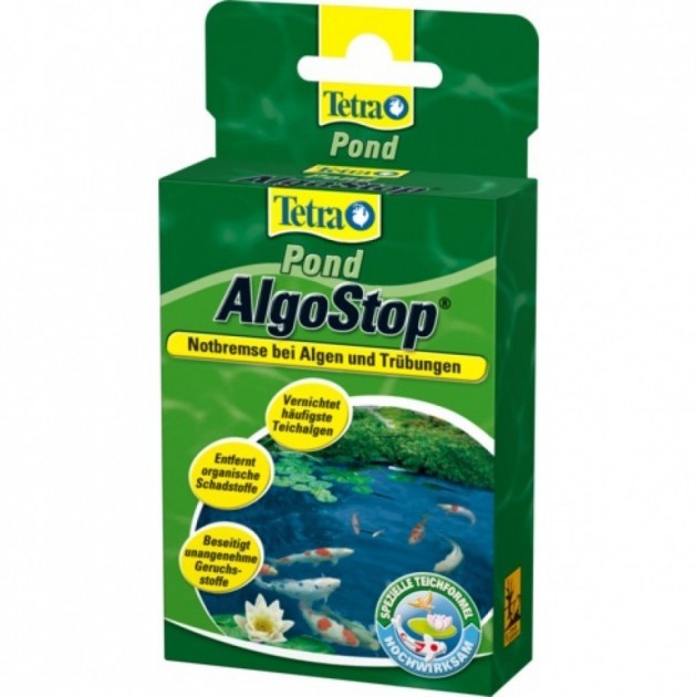 

Средство для борьбы с водорослями Tetra Pond AlgoStop для садового пруда 12 капсул на 3 000 л