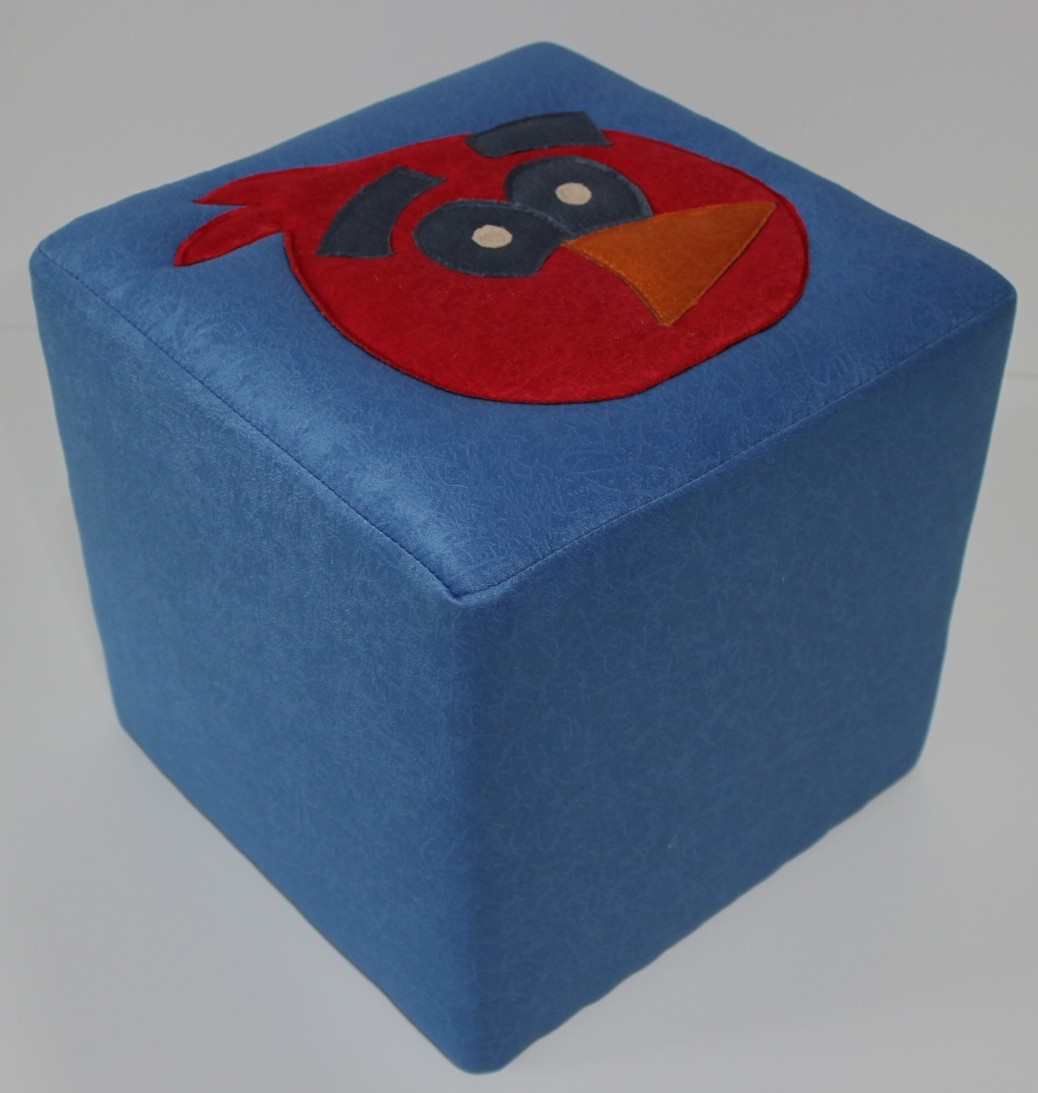 

Пуф Divoson Angry Birds, голубой
