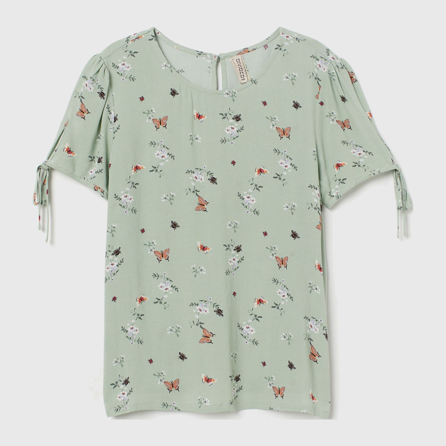 

Блузка H&M 7301229sdm  Светло-зеленая, Блузка H&M 7301229sdm 38 Светло-зеленая