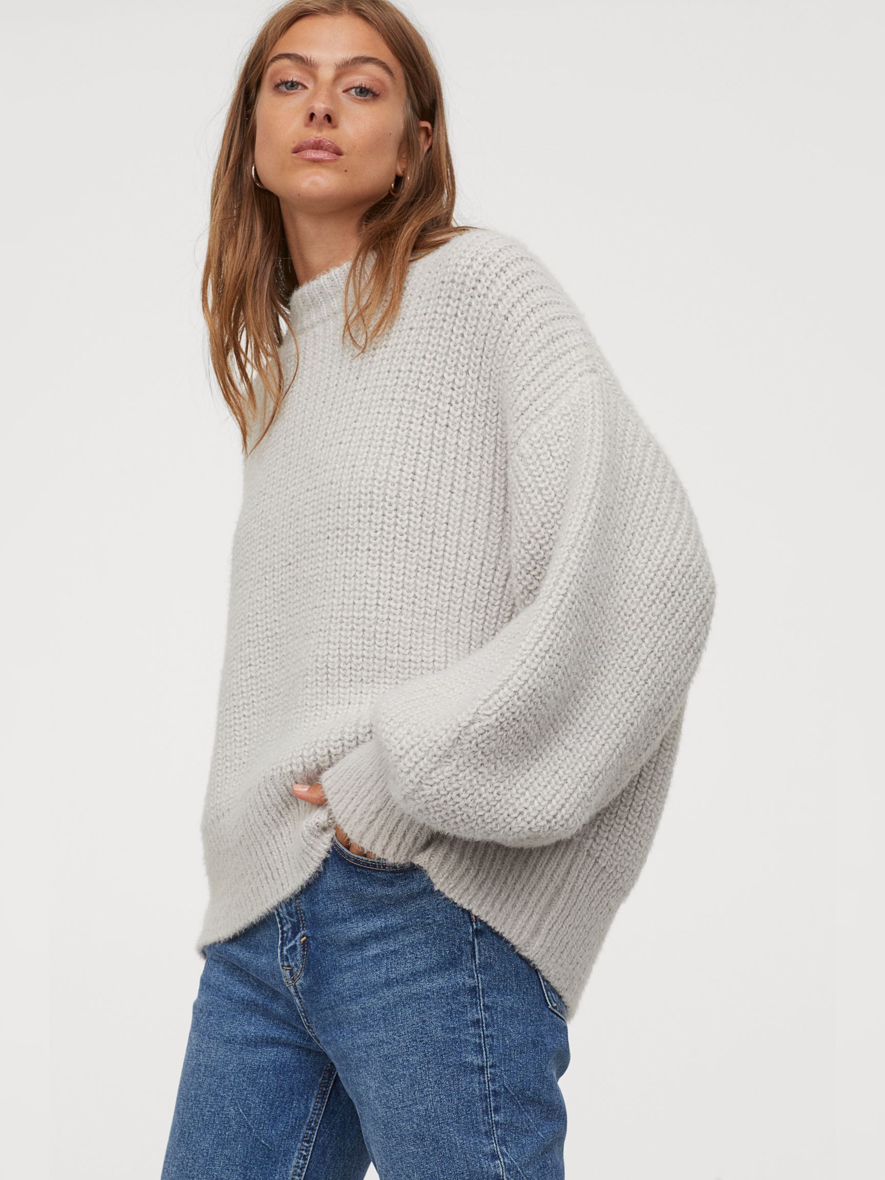 

Свитер H&M 9186032dm XS Светло-серый