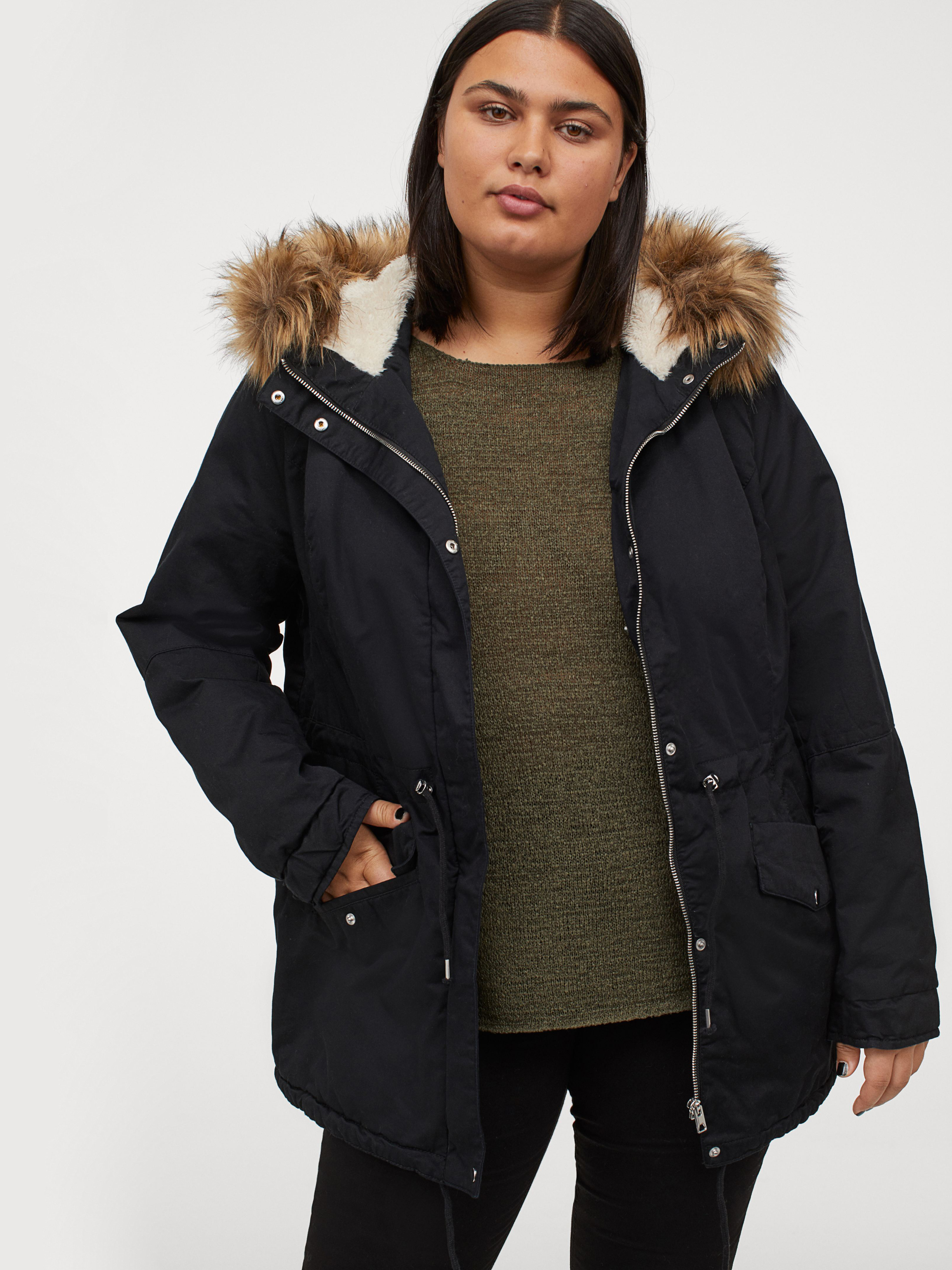 

Парка H&M 7816880wt 2XL Черная