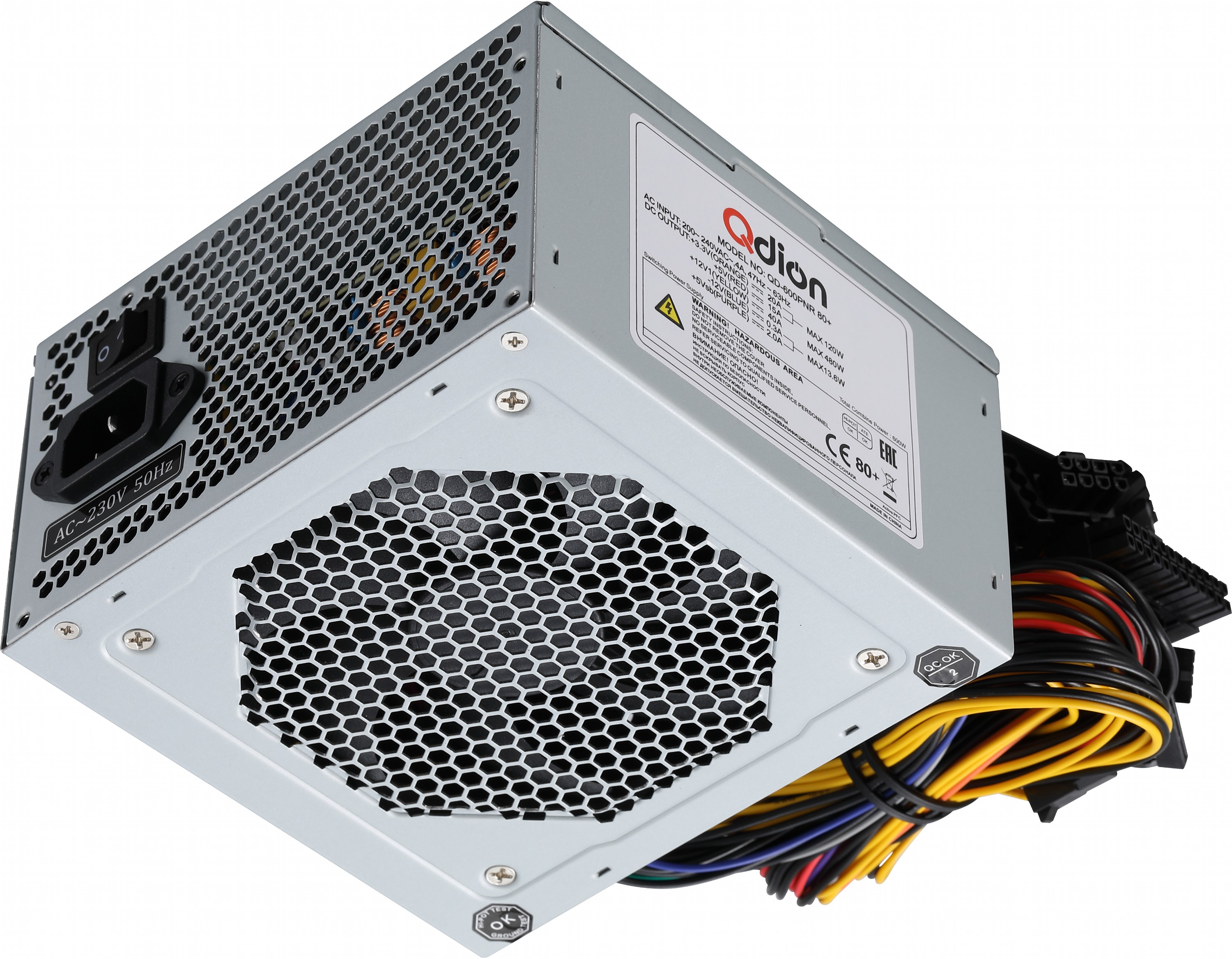 

Блок питания QDION 600W QD-600PNR 80+