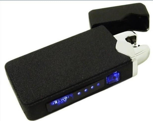

Зажигалка спиральная электрическая металлическая USB ZGP 23 Black