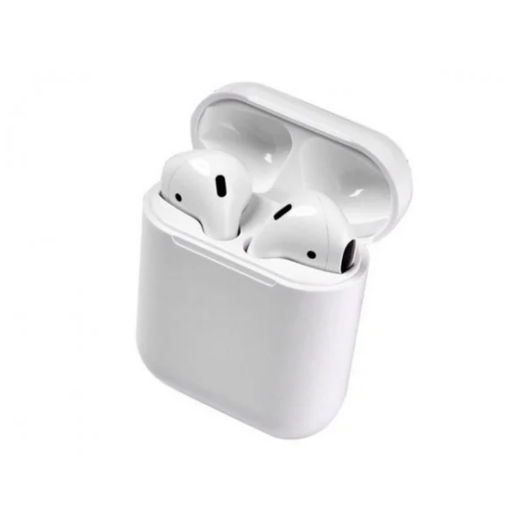 

Беспроводные наушники с гарнитурою I12 TWS с кейсом White