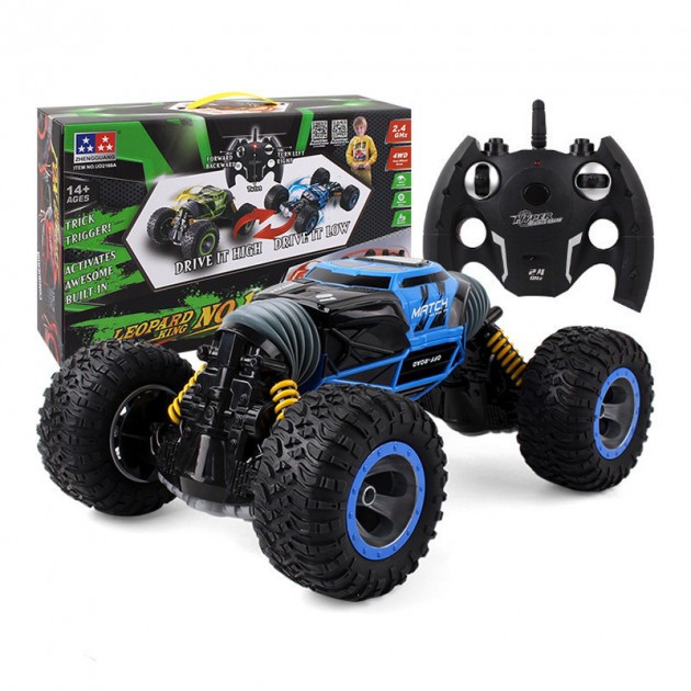 

Радиоуправляемая машинка Leopard King 3368-BL полноприводный вездеход-перевертыш 4WD (216466465zag)