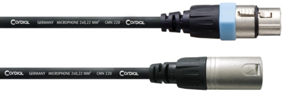 

Микрофонный кабель Cordial Rean XLR female / XLR male 10 м Black (CCM 10 FM)