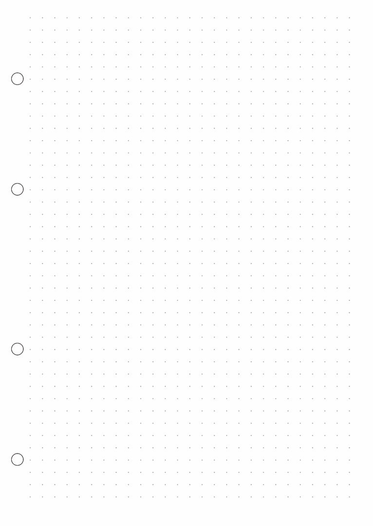 

Сменный блок бумаги для блокнота на кольцах OMG!Idea А5 в точку