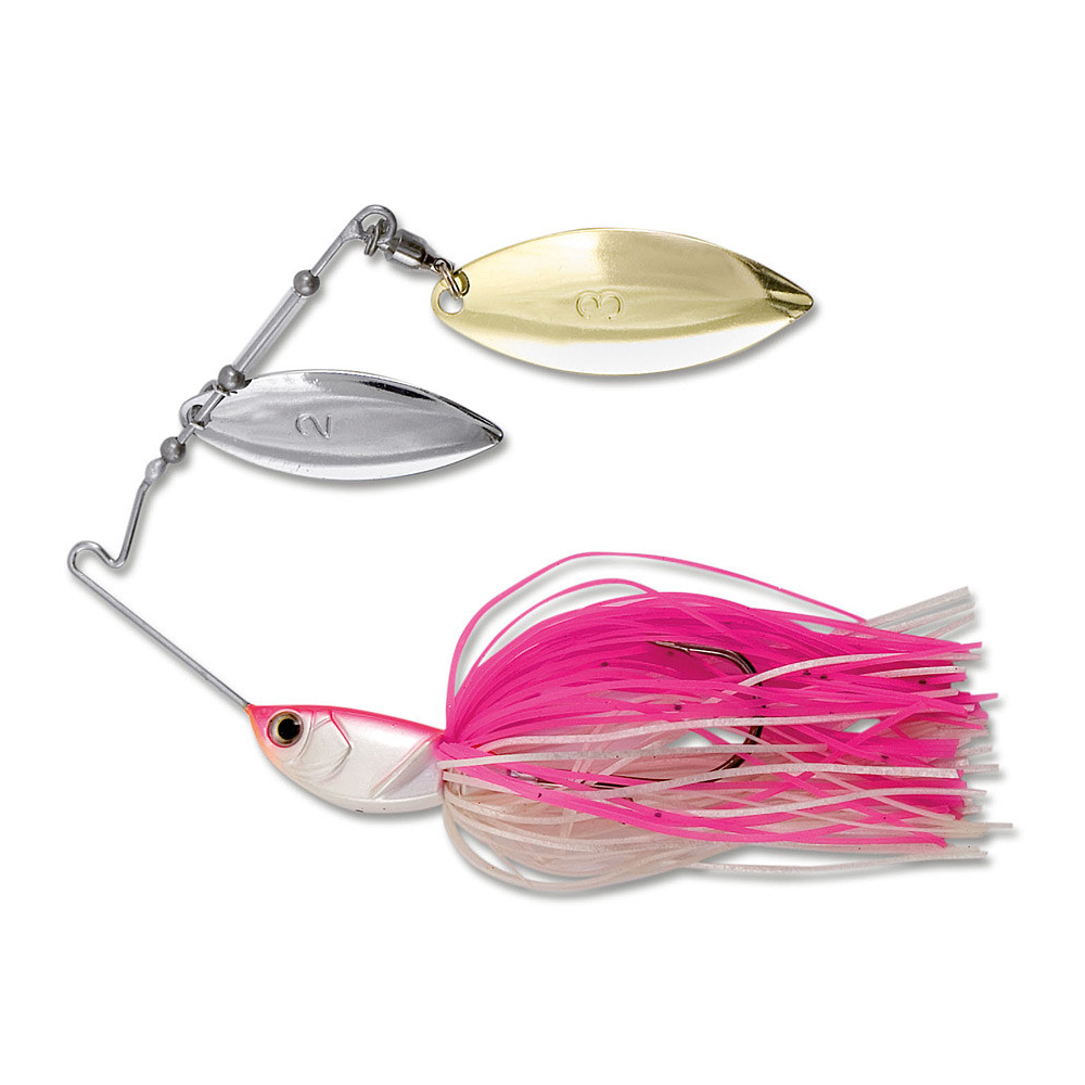 

Спиннербейт Nomura Double Spinnerbait 15g цвет-716 Pink-White (NM69371614)