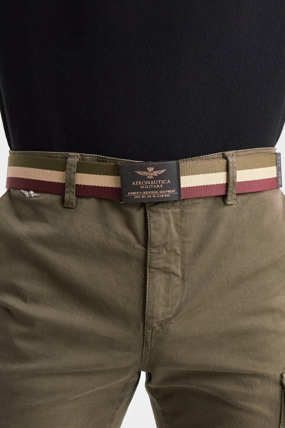 

Трехцветный ремень Aeronautica Militare 4246 105