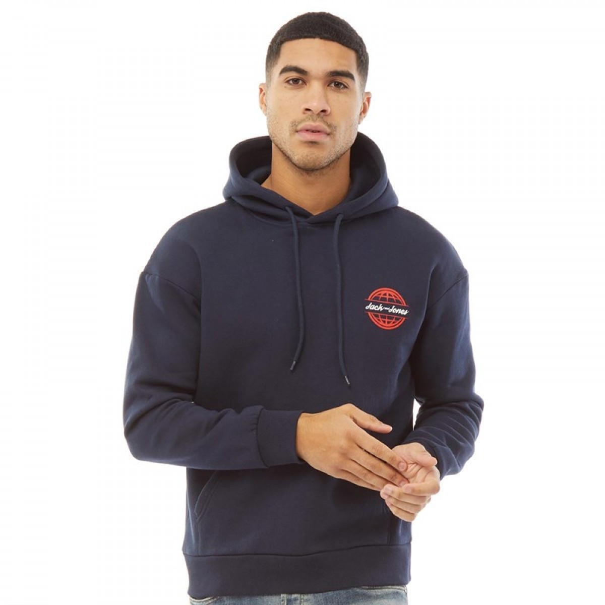 

Толстовка JACK AND JONES Colton Backprint Sweat Navy Blazer Blue, M (46)