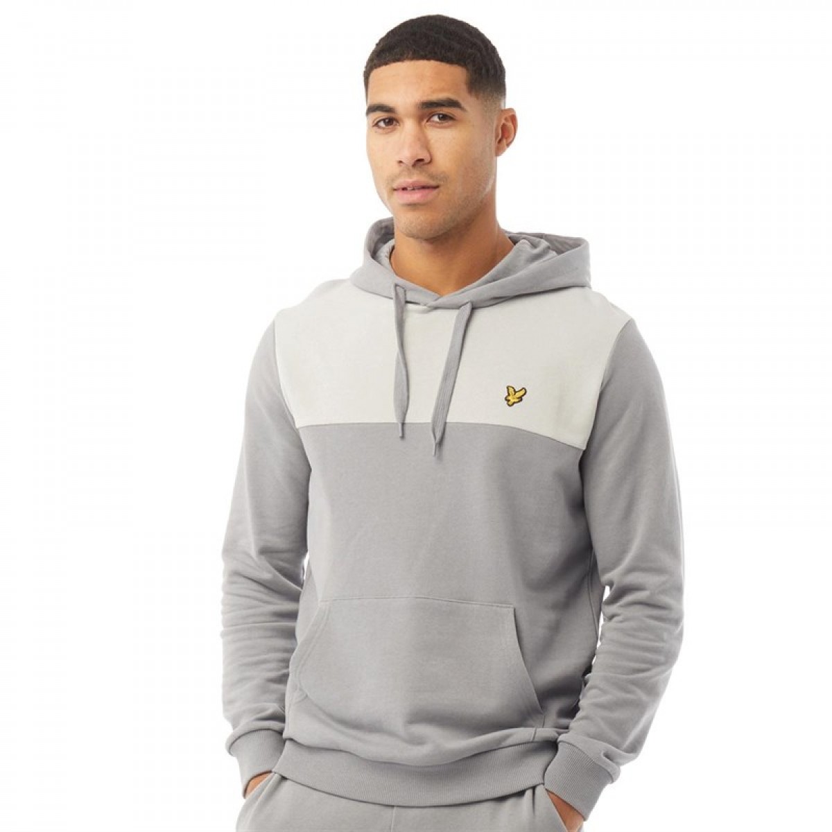 

Толстовка Lyle And Scott Vintage Contrast Panel OTH Mid Flat Grey Light Grey, S (44)