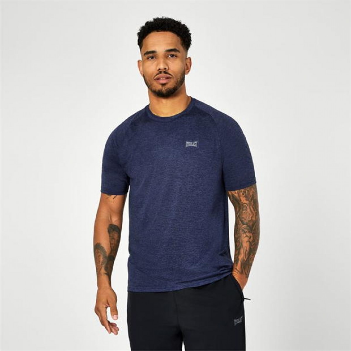 

Футболка Everlast Poly T-Shirt Navy Marl, M (46)