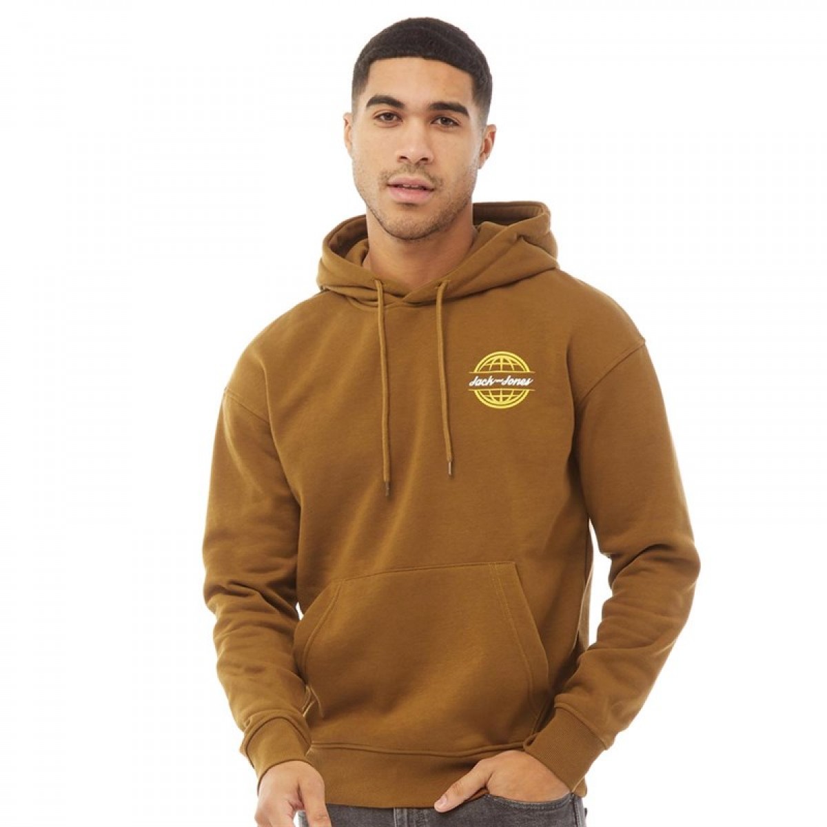 

Толстовка JACK AND JONES Colton Sweat Rubber Brown, S (44)